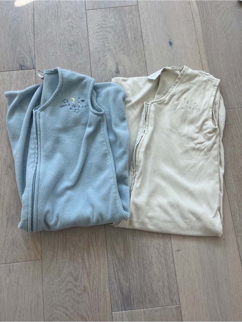 🍀2/$10 Halo Sleep Sack Wearable Blankey Bundle in Fleece (L) & Cotton (XL)